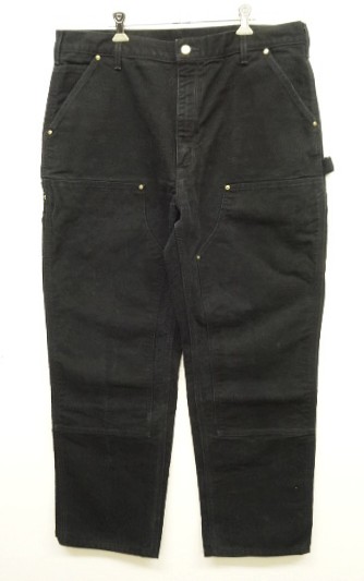 画像: CARHARTT ダブルニー ダック ペインターパンツ ブラック W38L32 USA製 (VINTAGE) 「Bottoms」入荷しました。