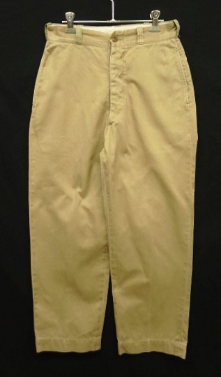 画像: 50'S アメリカ軍 US ARMY "MIL-T-2064D" ボタンフライ チノパンツ (VINTAGE) 「Bottoms」入荷しました。