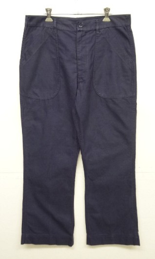 画像: 70'S アメリカ軍 US NAVY ステンシル入り コットンサテン ユーティリティパンツ GENERALジップ 36R (VINTAGE) 「Bottoms」入荷しました。