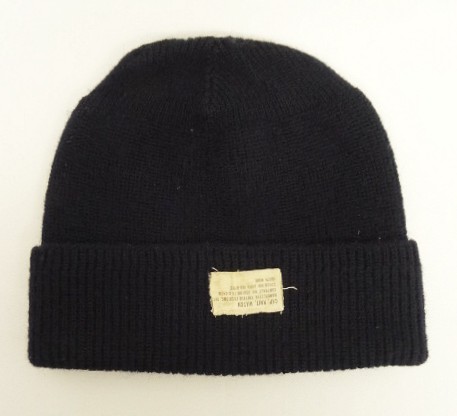 画像: 70'S アメリカ軍 US NAVY ウール100% ワッチキャップ ダークネイビー (VINTAGE) 「Cap」入荷しました。