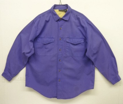 画像: 90'S PATAGONIA 旧タグ 三角フラップ 長袖 ワークシャツ ブルー マカオ製 (VINTAGE) 「L/S Shirt」入荷しました。