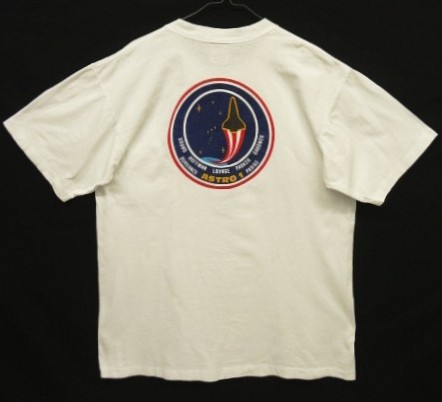 画像: 90'S SPACE SHUTTLE "STS-35" シングルステッチ 両面プリント ポケット付き 半袖 Tシャツ ホワイト USA製 (VINTAGE) 「T-Shirt」入荷しました。