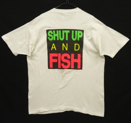 画像: 90'S JOE BUTLER'S ALL TACKLE FISHING STORE シングルステッチ 両面プリント 半袖 Tシャツ ホワイト USA製 (VINTAGE) 「T-Shirt」入荷しました。