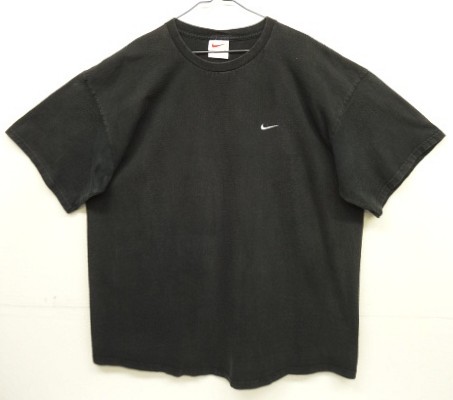 画像: 90'S NIKE 白タグ SWOOSHロゴ刺繍 半袖 Tシャツ ブラック (VINTAGE) 「T-Shirt」入荷しました。