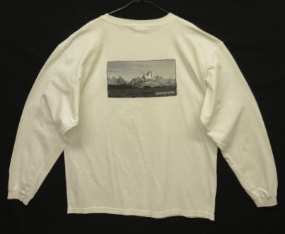 画像: 90'S PATAGONIA "BENEFICIAL T'S" バックプリント 長袖 Tシャツ ホワイト USA製 (VINTAGE) 「T-Shirt」入荷しました。