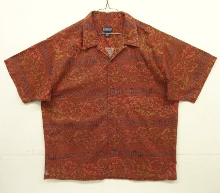 画像: 01'S PATAGONIA コットン 半袖 オープンカラーシャツ 総柄 (VINTAGE) 「S/S Shirt」入荷しました。