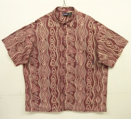 画像: 90'S PATAGONIA コットン 半袖シャツ 総柄 (VINTAGE) 「S/S Shirt」入荷しました。