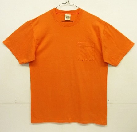 画像: 90'S LL Bean x RUSSELL ATHLETIC ポケット付き 半袖 Tシャツ オレンジ USA製 (VINTAGE) 「T-Shirt」入荷しました。