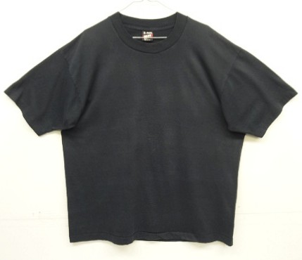画像: 90'S FRUIT OF THE LOOM シングルステッチ 半袖 Tシャツ ブラック USA製 (VINTAGE) 「T-Shirt」入荷しました。