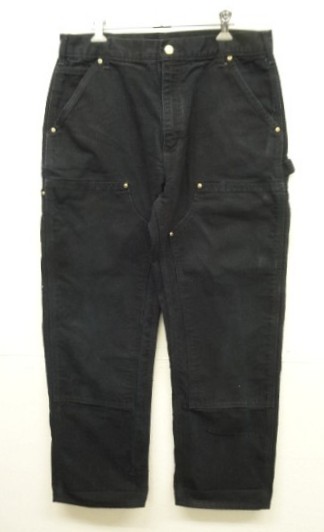 画像: CARHARTT ダブルニー ダック ペインターパンツ ブラック W33L30 USA製 (VINTAGE) 「Bottoms」入荷しました。