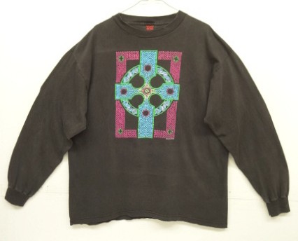 画像: 90'S FASHION VICTIM "COURTNEY DAVIS" 長袖 Tシャツ フェードブラック USA製 (VINTAGE) 「T-Shirt」入荷しました。