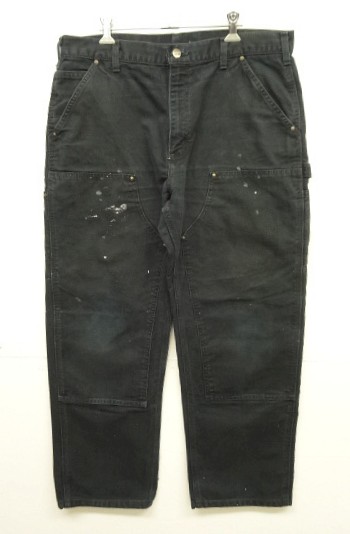 画像: CARHARTT ダブルニー ダック ペインターパンツ ブラック W36L30 メキシコ製 (VINTAGE) 「Bottoms」入荷しました。