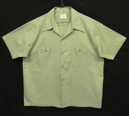 画像: 70'S BIG MAC コットン/ポリ 半袖 オープンカラーシャツ ライトグリーン (VINTAGE) 「S/S Shirt」入荷しました。