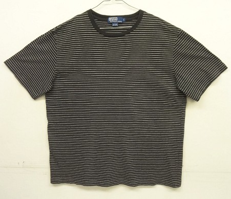 画像: 90'S RALPH LAUREN シングルステッチ 半袖 Tシャツ ボーダー柄 (VINTAGE) 「T-Shirt」入荷しました。