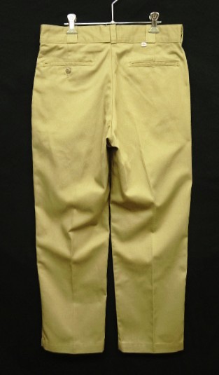 画像: 80'S DICKIES 874 チビタグ ワークパンツ ベージュ W33L30 USA製 (VINTAGE) 「Bottoms」入荷しました。