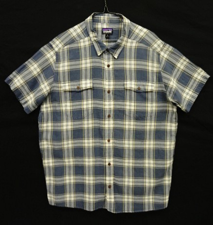 画像: PATAGONIA オーガニックコットン 半袖 シャツ チェック柄 (USED) 「S/S Shirt」入荷しました。