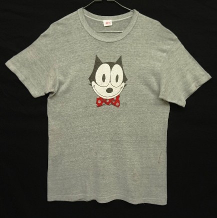 画像: 80'S LEVIS "FELIX THE CAT" シングルステッチ 半袖 Tシャツ ヘザーグレー (VINTAGE) 「T-Shirt」入荷しました。