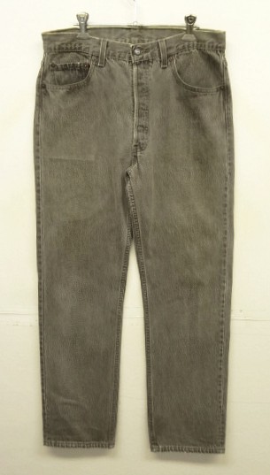 画像: 90'S LEVIS 501 デニム 先染めブラック W34L30 USA製 (VINTAGE) 「Bottoms」入荷しました。