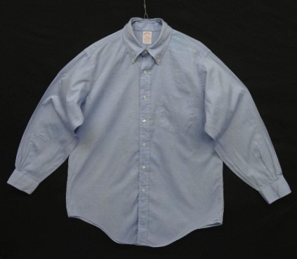 画像: 90'S BROOKS BROTHERS "MAKERS" オックスフォード BDシャツ ブルー USA製 (VINTAGE) 「L/S Shirt」入荷しました。