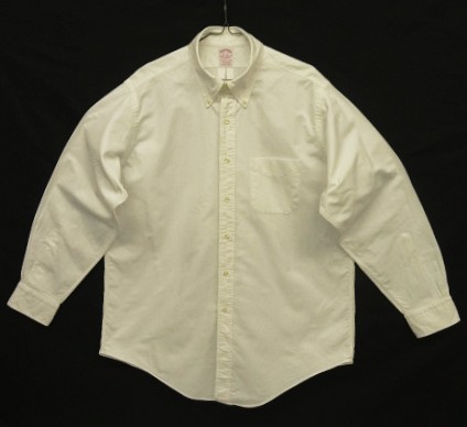 画像: 90'S BROOKS BROTHERS オックスフォード BDシャツ ホワイト USA製 (VINTAGE) 「L/S Shirt」入荷しました。