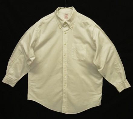 画像: 90'S BROOKS BROTHERS オックスフォード BDシャツ ホワイト USA製 (VINTAGE) 「L/S Shirt」入荷しました。
