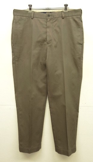 画像: 00'S BROOKS BROTHERS "CLARK" ノープリーツ チノパンツ トープ (VINTAGE) 「Bottoms」入荷しました。