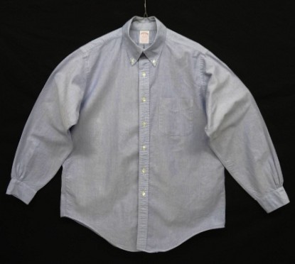画像: 90'S BROOKS BROTHERS "MAKERS" オックスフォード BDシャツ ブルー USA製 (VINTAGE) 「L/S Shirt」入荷しました。