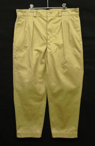 画像: 50'S フランス軍 M52 プリーツ入り チノパンツ ベージュ 26 (MINT CONDITION) 「Bottoms」入荷しました。