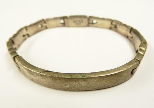 画像: シルバー925 IDブレスレット シルバー メキシコ(TAXCO)製 (VINTAGE) 「Accessorie」入荷しました。