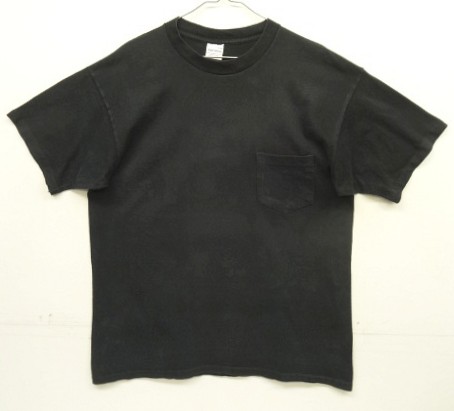 画像: 90'S JOHN HENRY シングルステッチ ポケット付き 半袖 Tシャツ ブラック USA製 (VINTAGE) 「T-Shirt」入荷しました。