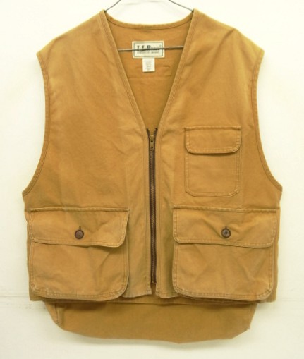 画像: 80'S LL Bean ダック ハンティングベスト タン USA製 (VINTAGE) 「No Sleeve」入荷しました。