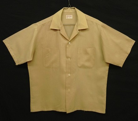 画像: 60'S TOWNCRAFT "PENN-PREST" 半袖 オープンカラーシャツ ベージュ (VINTAGE) 「S/S Shirt」入荷しました。