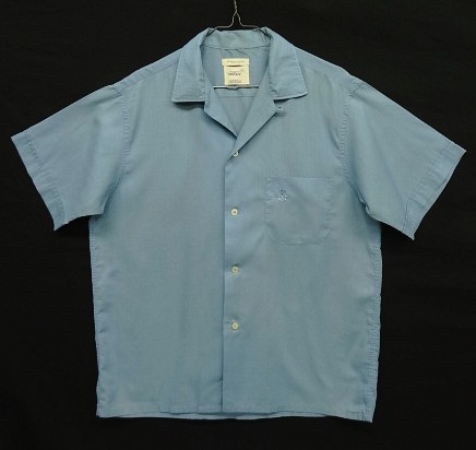 画像: 60'S TOWNCRAFT "PENN-PREST" 半袖 オープンカラーシャツ ライトブルー (VINTAGE) 「S/S Shirt」入荷しました。