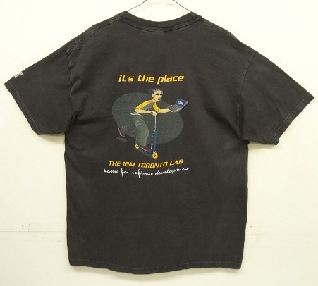 画像: 90'S IBM 両面&袖プリント 半袖 Tシャツ ブラック (VINTAGE) 「T-Shirt」入荷しました。