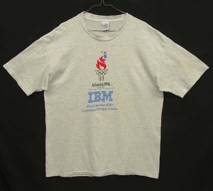画像: 90'S IBM "ATLANTA 1996" シングルステッチ 半袖 Tシャツ アッシュグレー USA製 (VINTAGE) 「T-Shirt」入荷しました。