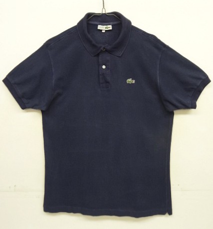 画像: 70'S CHEMISE LACOSTE "T.I.M S.A.製" ポロシャツ ネイビー フランス製 (VINTAGE) 「S/S Polo」入荷しました。