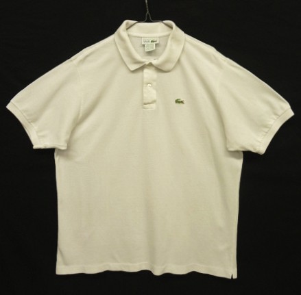 画像: 80'S CHEMISE LACOSTE ポロシャツ ホワイト フランス製 (VINTAGE) 「S/S Polo」入荷しました。