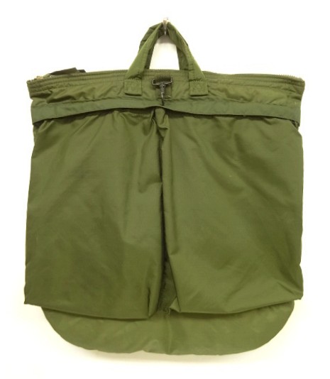 画像: 80'S アメリカ軍 USAF フライヤーズ ヘルメットバッグ SERVALブラスジップ ツートンカラー (VINTAGE)「Bag」入荷しました。