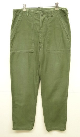 画像: 60'S アメリカ軍 US ARMY "OG107" コットンサテン ベイカーパンツ W34L31 (VINTAGE) 「Bottoms」入荷しました。