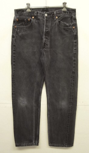 画像: 90'S LEVIS 501 デニム ブラック USA製 W33L30 (VINTAGE) 「Bottoms」入荷しました。