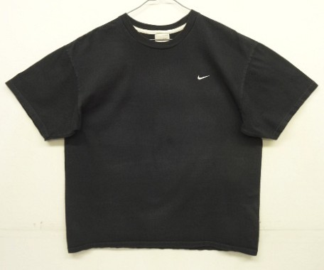画像: 00'S NIKE 銀タグ SWOOSHロゴ刺繍 半袖 Tシャツ ブラック (VINTAGE) 「T-Shirt」入荷しました。