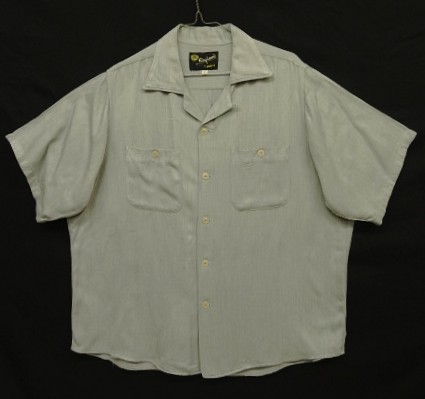 画像: 60'S KING LOUIE レーヨン 半袖 ボーリングシャツ グレー (VINTAGE) 「S/S Shirt」入荷しました。
