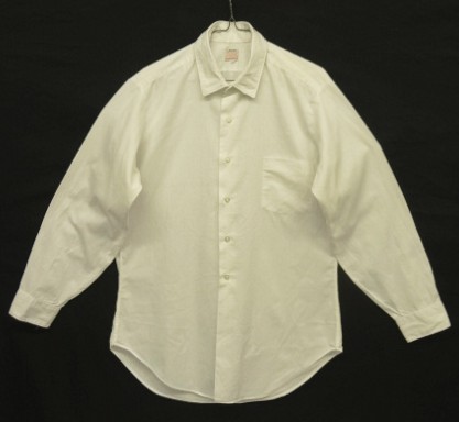 画像: 60'S SEARS 6ボタン レギュラーカラーシャツ ホワイト (VINTAGE) 「L/S Shirt」入荷しました。