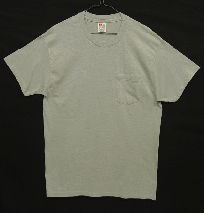 画像: 90'S HANES シングルステッチ ポケット付き 半袖 Tシャツ グレー (VINTAGE) 「T-Shirt」入荷しました。