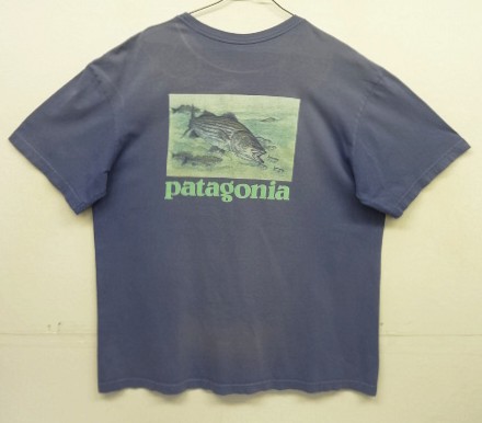 画像: PATAGONIA バックプリント 半袖 Tシャツ フェードブルー USA製 (VINTAGE) 「T-Shirt」入荷しました。
