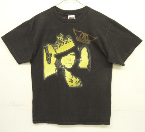 画像: 90'S AEROSMITH "NINE LIVES TOUR 97-98" 半袖 Tシャツ ブラック (VINTAGE) 「T-Shirt」入荷しました。