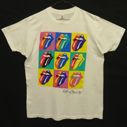 画像: 80'S ROLLING STONES "THE NORTH AMERICAN TOUR 1989" シングルステッチ 半袖 Tシャツ ホワイト USA製 (VINTAGE) 「T-Shirt」入荷しました。