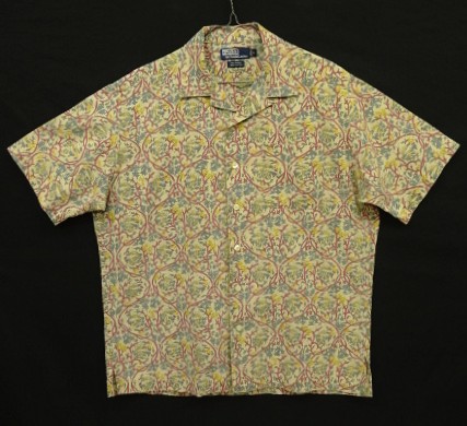 画像: 90'S RALPH LAUREN "CALDWELL" コットン 半袖 オープンカラーシャツ 総柄 (VINTAGE) 「S/S Shirt」入荷しました。