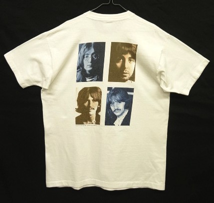 画像: 90'S THE BEATLES "WHITE ALBUM" シングルステッチ バックプリント 半袖 Tシャツ ホワイト USA製 (VINTAGE) 「T-Shirt」入荷しました。