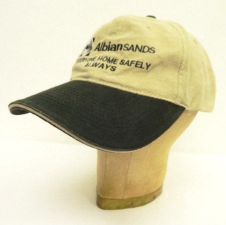 画像: ALBIAN SANDS 6パネル ツートンカラー ベースボールキャップ ベージュ/ブラック (USED) 「Cap」入荷しました。